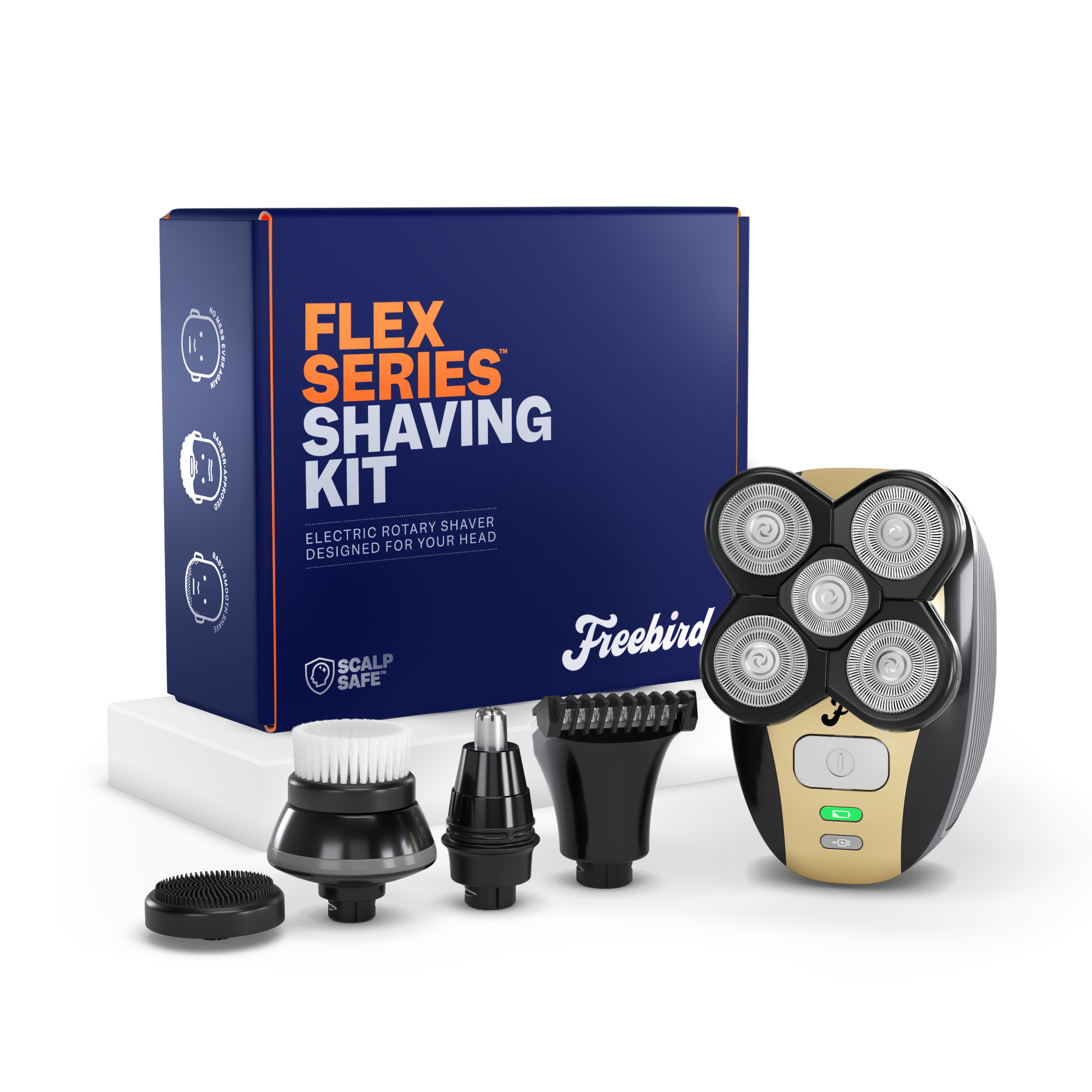 Freebird FlexSeries™ Shaving Kit - Electric Head & Face Shaver